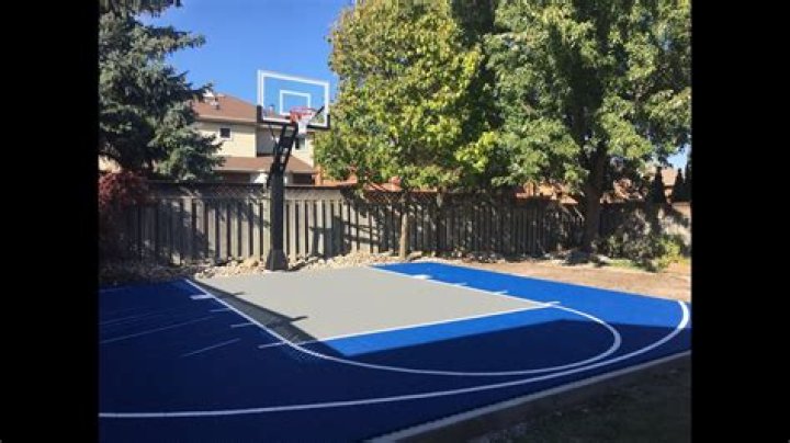Can I build a basketball court in my backyard?