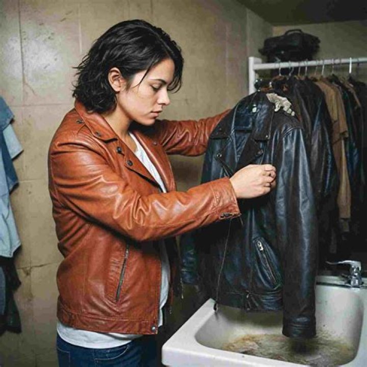 How do you clean leather pants?
