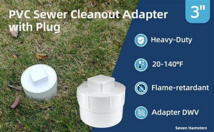 How do you remove cleanout plug from floor drain?