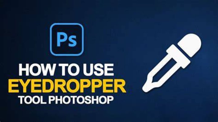 How do you use eyedropper color in Photoshop?