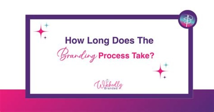 How long does the branding process take?