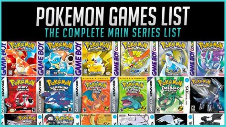 How many Pokemon main games are there?