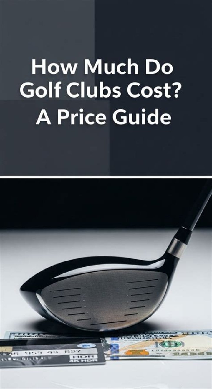 How much does a new set of golf clubs cost?