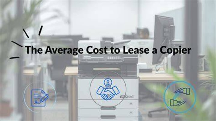 How much does it cost to lease a color copier?