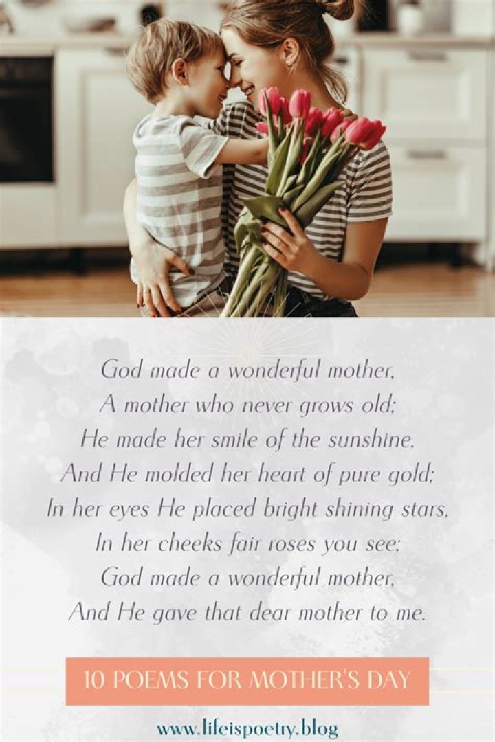 What are some mothers day poems?