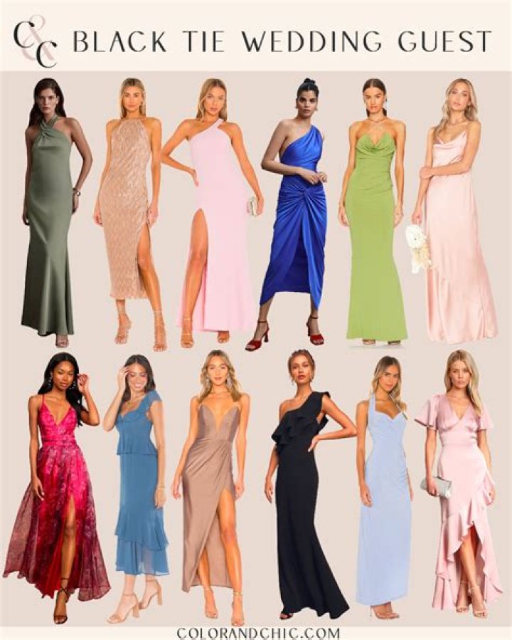 What color tie is appropriate for a wedding?