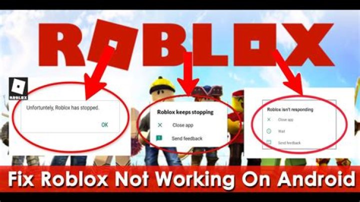 What do you do if Roblox doesn't work?