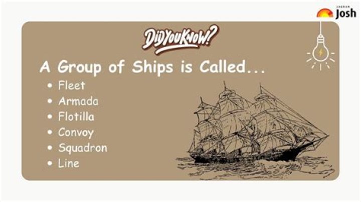 What is a group of ships?