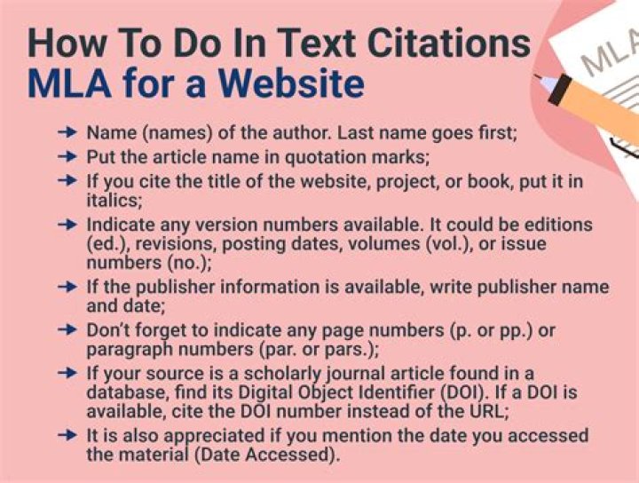 What is name of Web page in MLA?