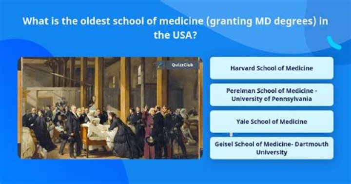 What is the oldest school of medicine granting MD degrees in the USA?